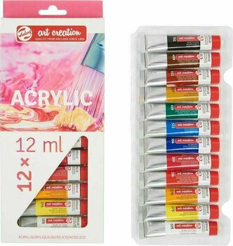 Colore acrilico Talens Art Creation Set di colori acrilici 12 x 12 ml - 4