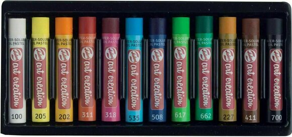Pastel à l'huile Talens Art Creation Water Soluble 12 Coffret de pastels à l'huile 12 pcs - 4