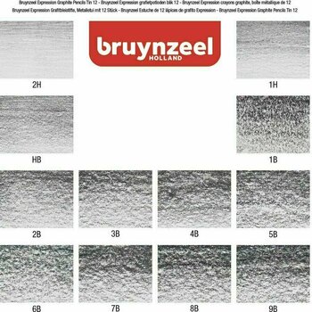 Bruynzeel Zestaw ołówków grafitowych 12 szt