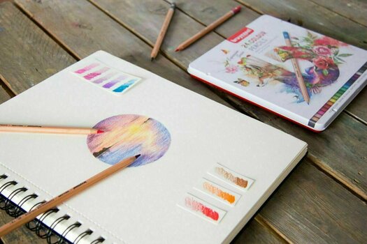 Lápis de aguarela Bruynzeel Expression Tin Conjunto de lápis de cor aquareláveis 24 un. - 6