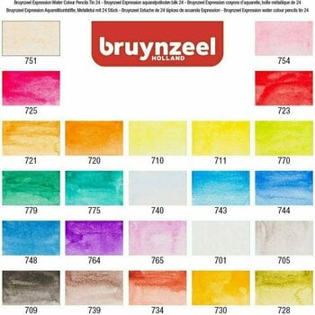 Aquarelpotlood Bruynzeel Set of Watercolour Pencils 24 pcs - 4