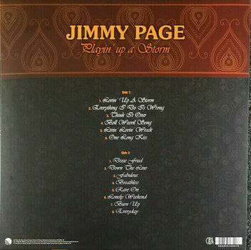 Vinyl Record Jimmy Page - Playin Up A Storm (Orange Coloured Vinyl) (LP) - 6