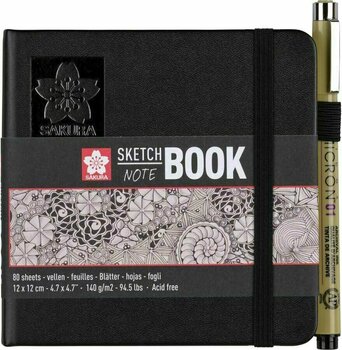 Sketchbook Sakura Sketch/Note Book 12 x 12 cm 140 g Sketchbook - 2