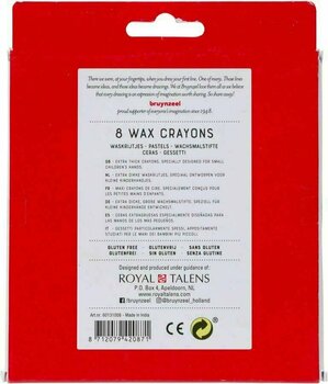 Svinčniki za otroke
 Bruynzeel Wax Crayons Otroški komplet barvic 8 Kosov - 2