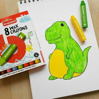 Svinčniki za otroke
 Bruynzeel Wax Crayons Otroški komplet barvic 8 Kosov - 4