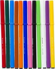 Felt-Tip Pen Bruynzeel Super Points Felt Tips Dark Markers 12 pcs - 2