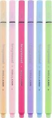 Popisovač Bruynzeel Fineliner Pastel 6 Fixy 6 ks - 2