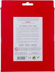 Fixa Bruynzeel Triple Felt Tips 10 Fixy 10 ks - 1