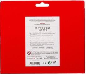 Fixa Bruynzeel Twin Point Felt Tips 20 Fixy 20 ks - 1