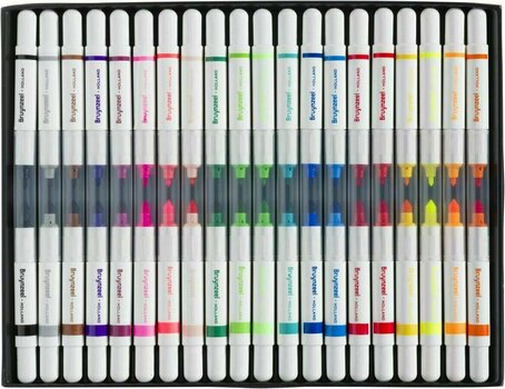 Viltstift Bruynzeel Twin Point Felt Tips 20 Inktpatroon 20 st. - 3
