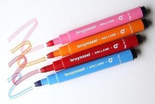 Filctollak Bruynzeel Kids Multi Point Felt Tips Tintapatron 10 db - 4
