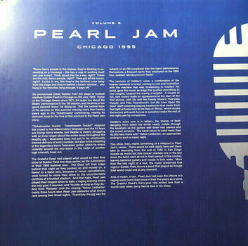 Vinyl Record Pearl Jam - Chicago 1995 Vol.2 (2 LP) - 3
