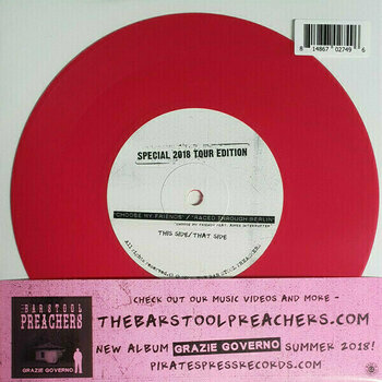 LP The Barstool Preachers - Choose My Friends (Pink Coloured) (7" Vinyl) - 2