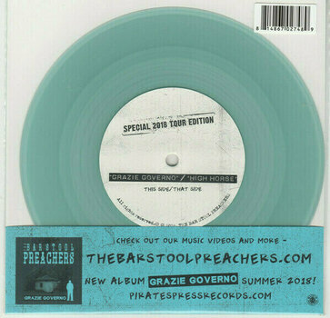 Vinylskiva The Barstool Preachers - Warchief (Blue Coloured) (7" Vinyl) - 3