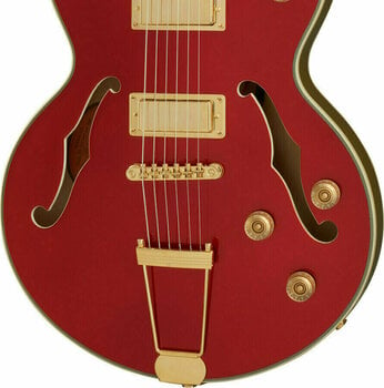 Halbresonanz-Gitarre Epiphone Uptown Kat ES Ruby Red Metallic - 4