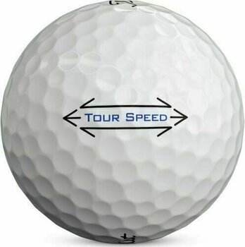 Golf Balls Titleist Tour Speed Golf Balls White - 3