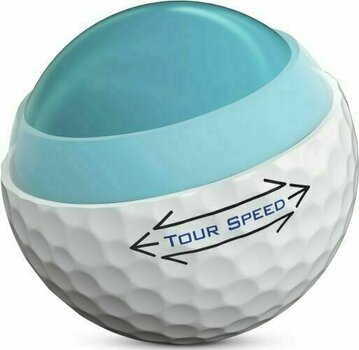 Golfball Titleist Tour Speed Golf Balls White - 4