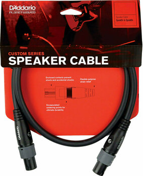 Loudspeaker Cable D'Addario Planet Waves PW-SO-05 Black 1,5 m - 2