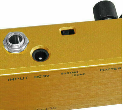 Guitar Effect One Control Lemon Yellow Compressor - 4