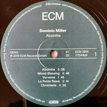 LP Dominic Miller - Absinthe (LP) - 3
