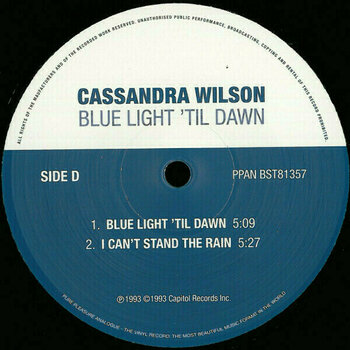 Vinylskiva Cassandra Wilson - Blue Light Till Dawn (2 LP) (180g) - 8