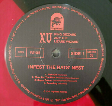 LP King Gizzard - Infest The Rat's Nest (Black/Red Coloured) (LP) - 3