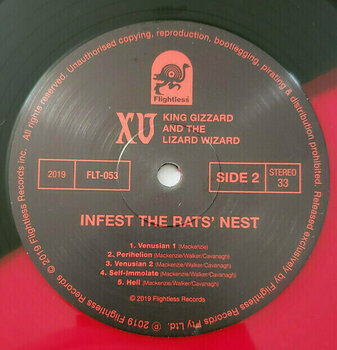 LP King Gizzard - Infest The Rat's Nest (Black/Red Coloured) (LP) - 4