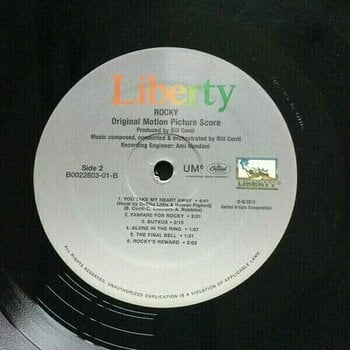Vinyl Record Bill Conti - Rocky (LP) - 4