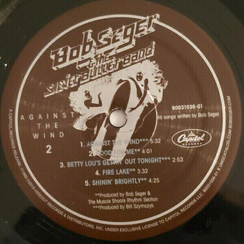 Vinyl Record Bob Seger - Against The Wind (LP) (150g) - 6