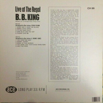 LP plošča B.B. King - Live At The Regal (Stereo) (LP) - 2