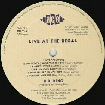 Vinyl Record B.B. King - Live At The Regal (Stereo) (LP) - 3