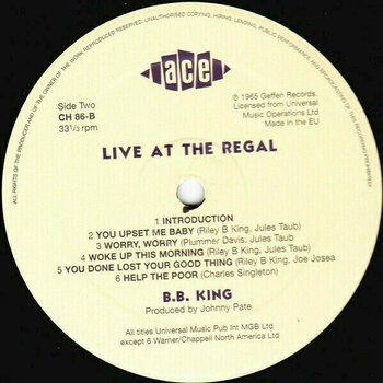 Vinyl Record B.B. King - Live At The Regal (Stereo) (LP) - 4