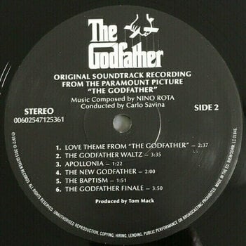 LP Nino Rota - The Godfather (LP) (180g) - 5