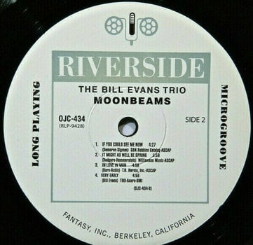Vinyl Record Bill Evans Trio - Moon Beams (LP) - 4