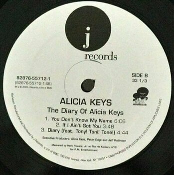 Vinyl Record Alicia Keys - The Diary of Alicia Keys (2 LP) - 3