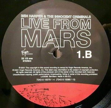 LP ploča Ben Harper - Live From Mars (4 LP) (180g) - 4