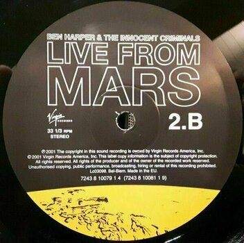 Hanglemez Ben Harper - Live From Mars (4 LP) (180g) - 5