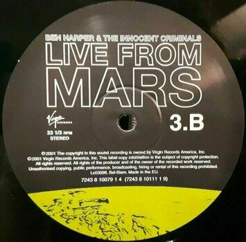 Hanglemez Ben Harper - Live From Mars (4 LP) (180g) - 7
