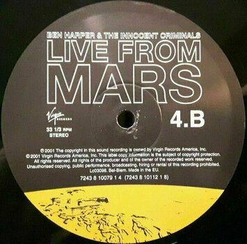 Vinylskiva Ben Harper - Live From Mars (4 LP) (180g) - 9