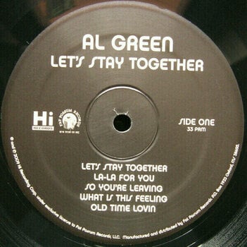 Vinyl Record Al Green - Let's Stay Together (LP) (180g) - 2