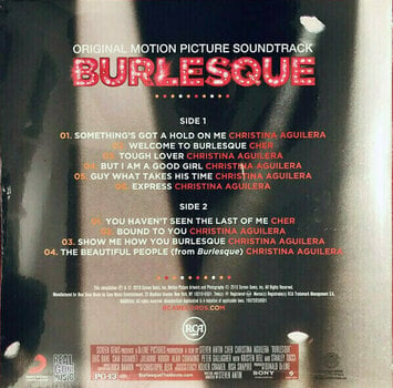 Vinyl Record Cher & Christina Aguilera - Burlesque (Hot Pink Vinyl) (Gatefold) (LP) - 4