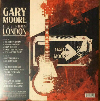 Disque vinyle Gary Moore - Live From London (Clear Blue Vinyl) (180g) (LP) - 4
