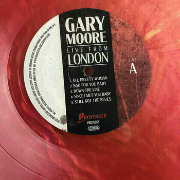 Disque vinyle Gary Moore - Live From London (Clear Blue Vinyl) (180g) (LP) - 5