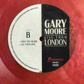 Disque vinyle Gary Moore - Live From London (Clear Blue Vinyl) (180g) (LP) - 6