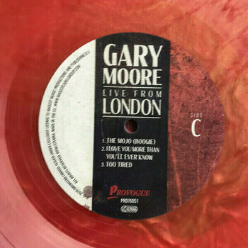 Disque vinyle Gary Moore - Live From London (Clear Blue Vinyl) (180g) (LP) - 7