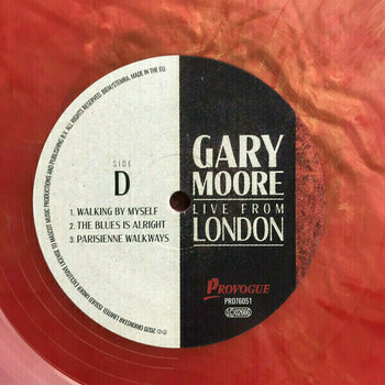 Disque vinyle Gary Moore - Live From London (Clear Blue Vinyl) (180g) (LP) - 8