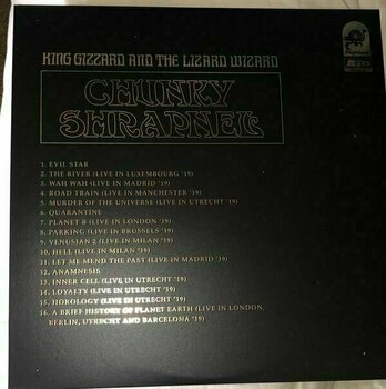 LP ploča King Gizzard & The Lizard Wizard - Chunky Shrapnel (Gold Black Splatter Coloured) (2 LP) - 4