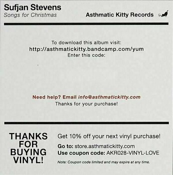 LP Sufjan Stevens - Songs For Christmas (Box Set) (5 LP) - 23