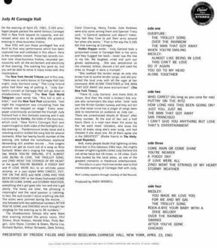 LP platňa Judy Garland - Judy At Carnegie Hall (2 LP) (180g) - 5