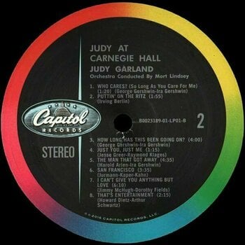 Disco de vinil Judy Garland - Judy At Carnegie Hall (2 LP) (180g) - 7